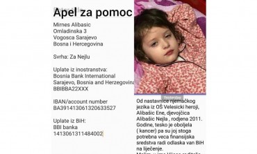 Dijaspora se priključila akciji prikupljanja pomoći za Nejlu Alibašić