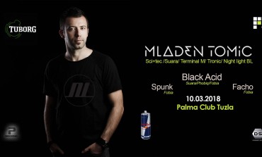 Clubnight with Mladen Tomic 10. marta u Palmi/ Tuzla