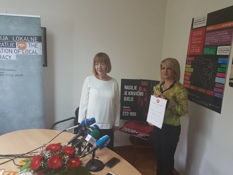 Đemila Talić- Gabriel nova ambasadorica dobre volje Sigurne kuće u Sarajevu: Žene žrtve nasilja moraju biti snažne i razmišljati o budućnosti