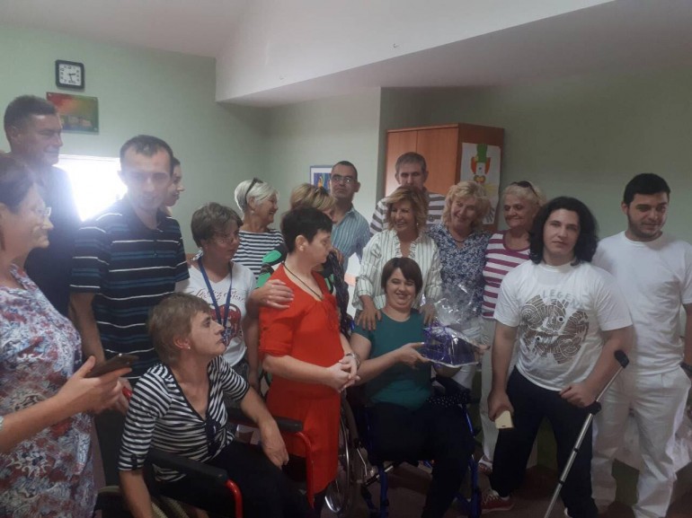 Đemila Gabriel pomogla rad Udruženja roditelja i prijatelja  osoba  s posebnim potrebama „Sunce“ u Mostaru
