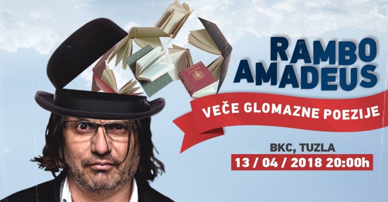 Rambo Amadeus pred “Večeri glomazne poezije” u Sarajevu i Tuzli: Ja u stvari volim da budem zvijezda