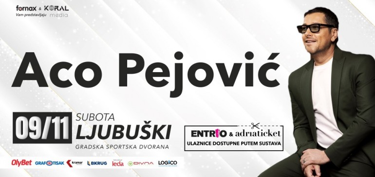 Aco Pejović priprema spektakl u Ljubuškom 9. 11.