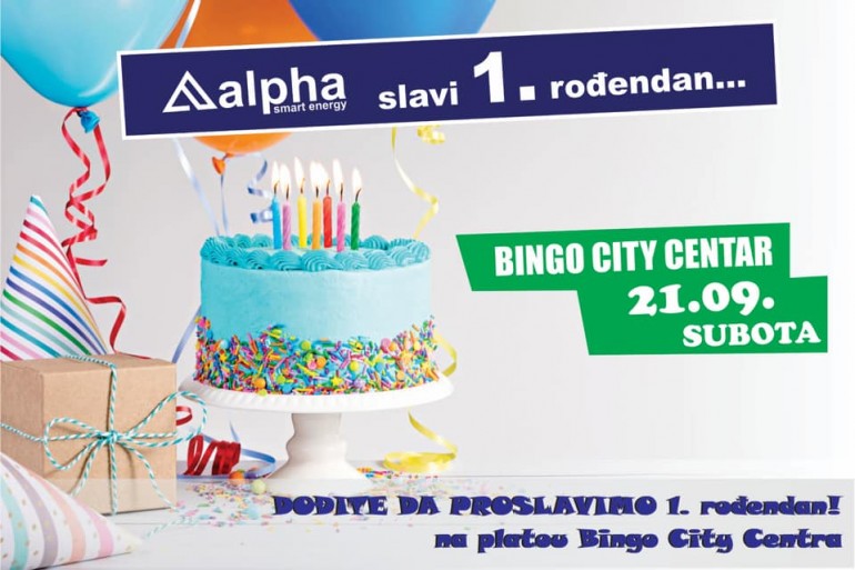 Proslavimo zajedno 1. rođendan kompanije “alfa smart energy”