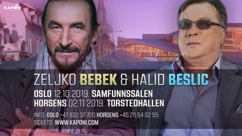 Halid Bešlić i Željko Bebek spremaju spektakle u Skandinaviji