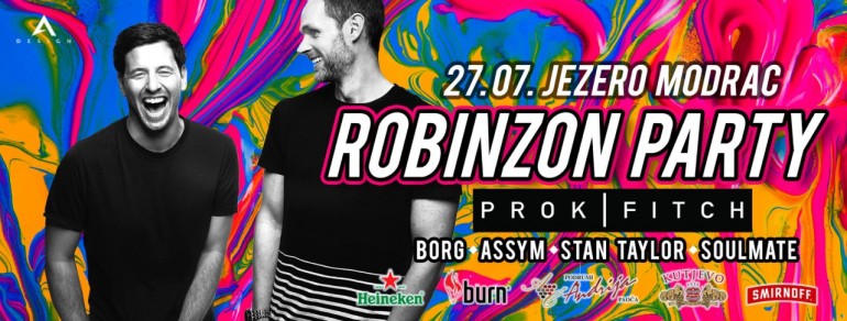 … to be continued: Ljeto dobre zabave na jezeru Modrac se nastavlja 27.jula uz Robinzon party i DJ duo PROK & FITCH