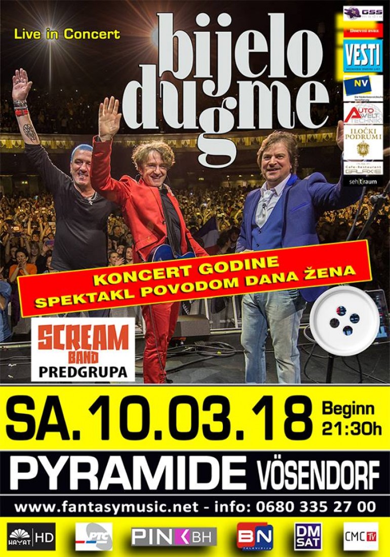 Goran Bregović vas poziva na veliki koncert Bijelog Dugmeta u Beču