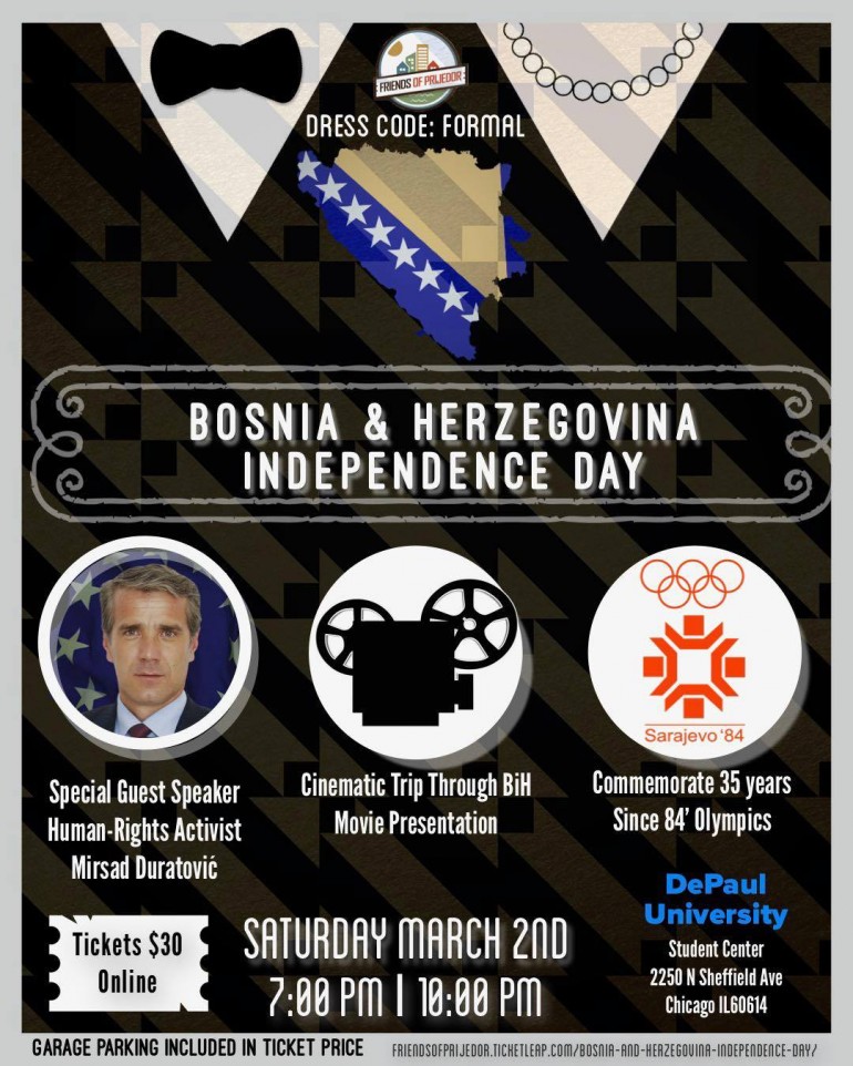 Bosanci i Hercegovci u Chicagu pripremaju veliku proslavu Dana nezavisnosti
