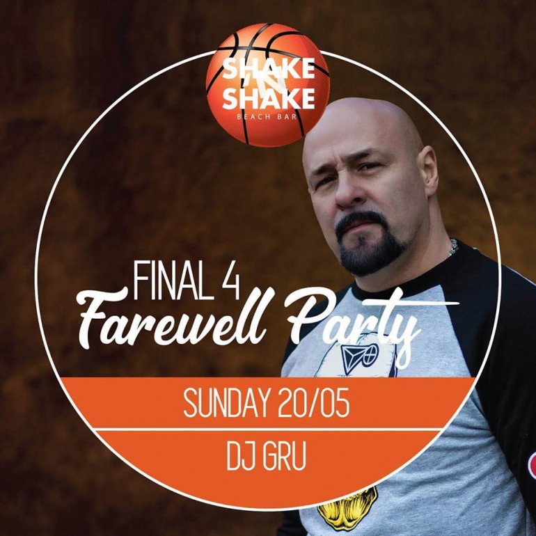 Final Four Farewell Party očekuje vas večeras na splavu Shake'n'Shake, a za odlično raspoloženje biće zadužen GRU