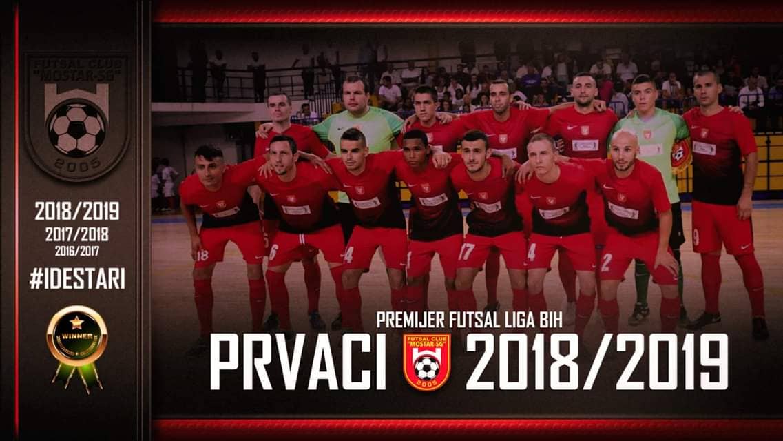 Mostar SG Staklorad treći put prvak BiH u futsalu