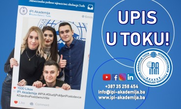 IPI AKADEMIJA: Otvoren je konkurs za upis studenata u akademsku 2019./2020. GODINU – DRUGI UPISNI ROK