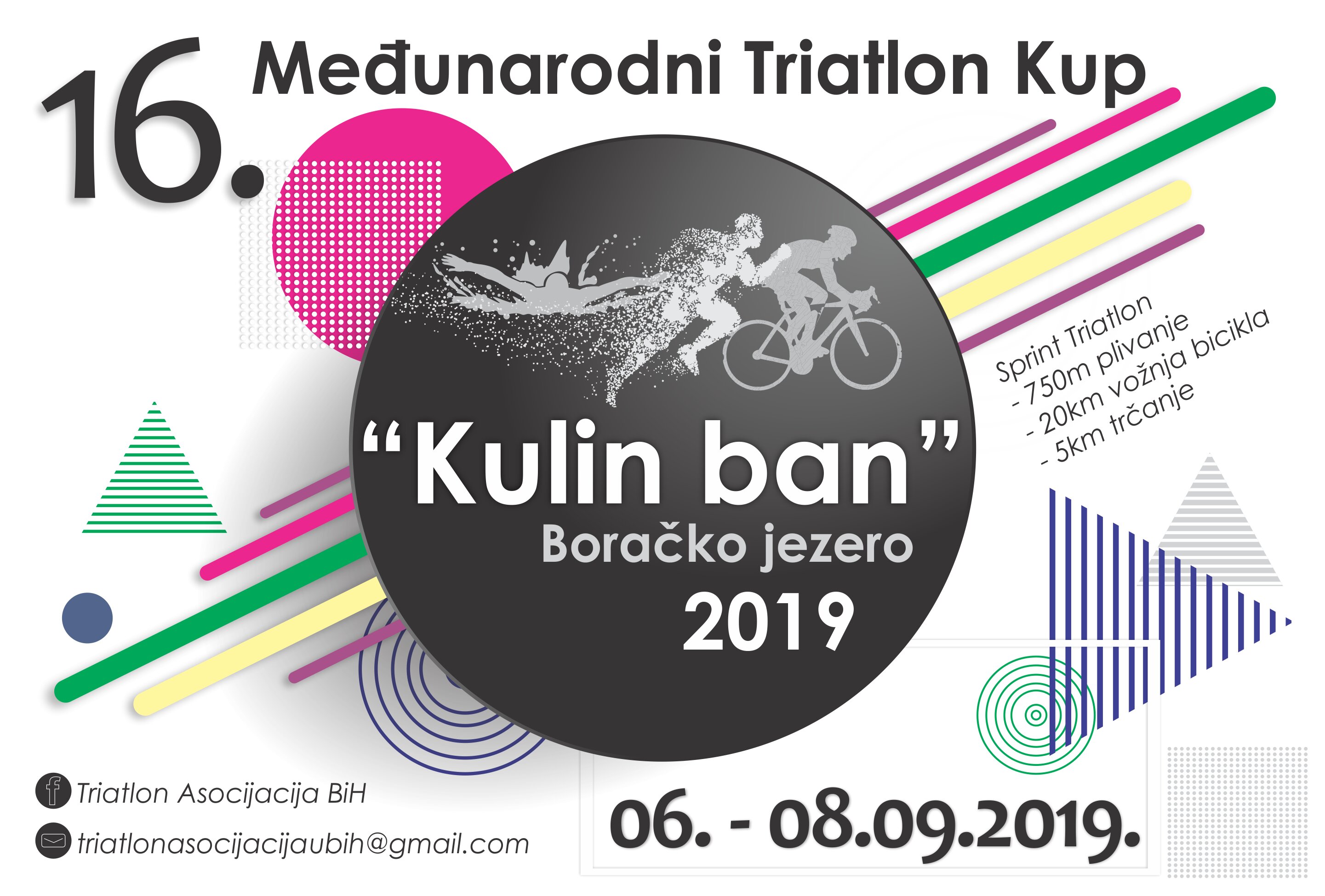 Triatlon Kup Kulin ban na Boračkom jezeru od 6. do 8. septembra