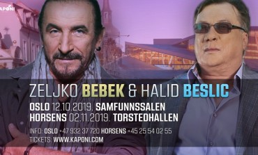 Halid Bešlić i Željko Bebek spremaju spektakle u Skandinaviji