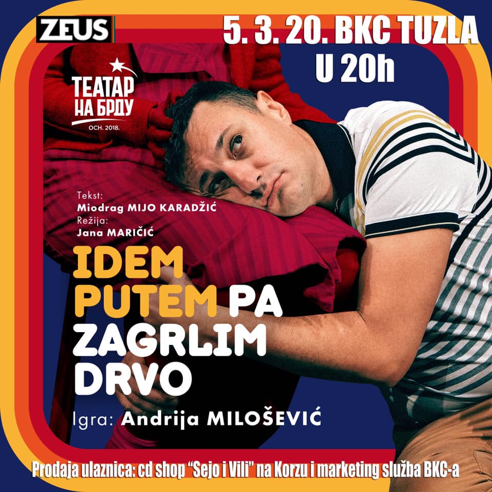 Andrija Milošević sa novom hit predstavom 5. marta u Tuzli