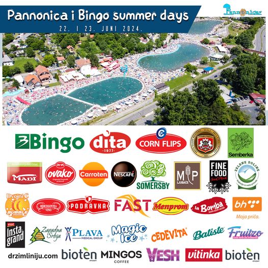 Pozivamo vas da ovaj vikend provedete na Panonici gdje vas očekuju – “PANONIKA I BINGO SUMMER DAYS “