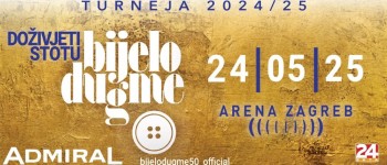 Treći koncert Bijelog dugmeta ove subote u Areni Zagreb! U prodaji ostala  još samo četvrtina ulaznica