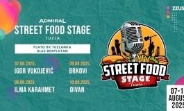 Početak avgusta u znaku vrhunske zabave u Tuzli na festivalu  „Admiral Street Food Stage“