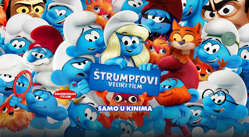 "ŠTRUMPFOVI - VELIKI FILM" - Od 17. jula u svim kinima